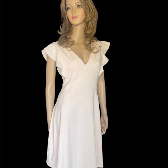 New! Dkny Women's Dress Blush Pink Size
10 A-Line V-Neck Flutter Sleeve - Picture 8 of 16